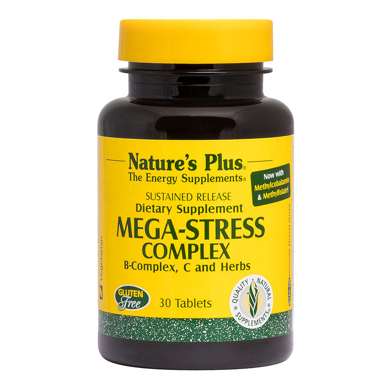 Natures Plus Mega-Stress Complex 30 Tablets