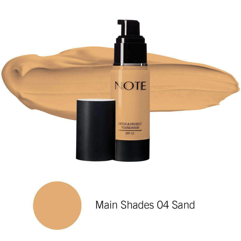 Note Detox & Protect foundation 04 35ml