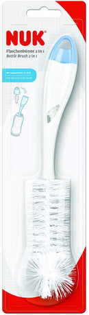 Nuk Bottle Brush 2 in 1. (Large bottle brush & Small teat brush)