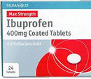 Ibuprofen 400mg tablets (24)