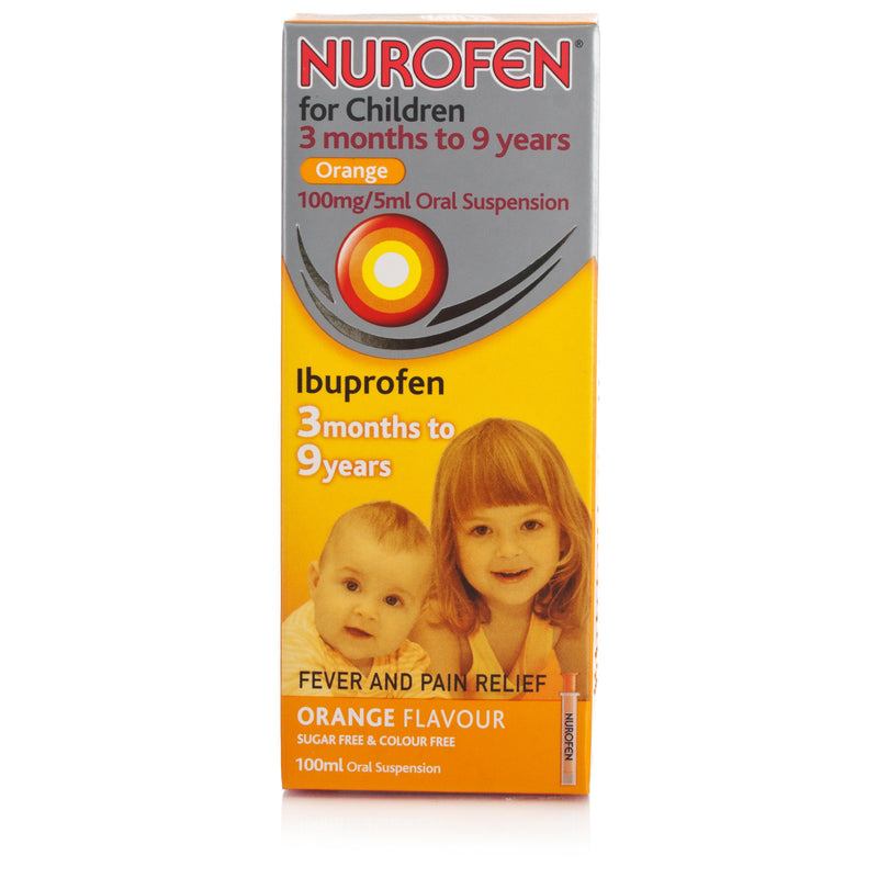 Nurofen for children 100mg-5ml orange 100ml