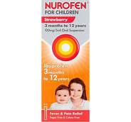 Nurofen for children 100mg-5ml strawberry 200ml