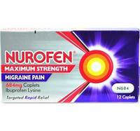 Nurofen maximum strength migrane pain 684mg tablets (12)