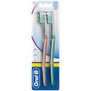 Oral B toothbrush 123 classic care medium twin