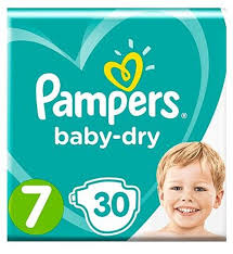 Pampers baby dry size 7 essential pack (30 pack)