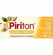 Piriton allergy tablets chlorphenamine maleate 30 tablets