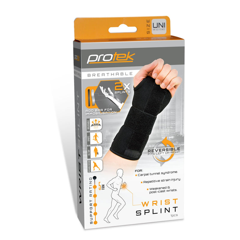 Protek Breathable Elasticated Wrist splint UNI