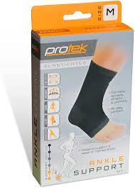 Protek Elasticated Ankle support M