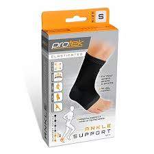 Protek Elasticated Ankle support S