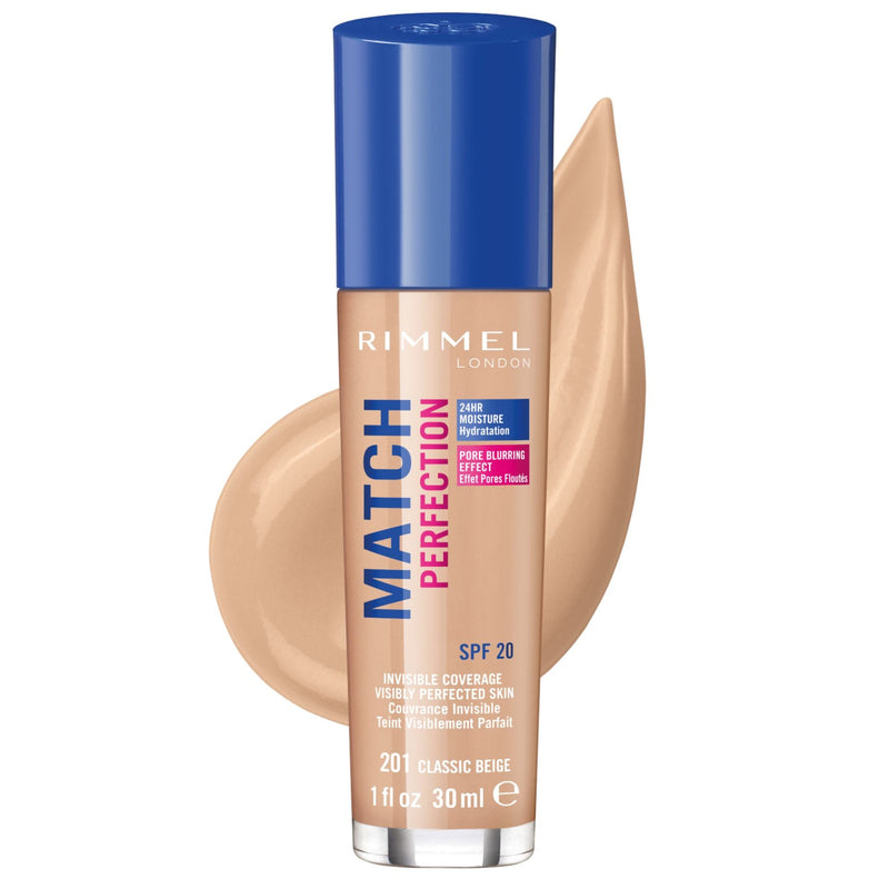 Rimmel Foundation match perfection Classic beige 201