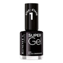 Rimmel Super Gel Nail Polish Black Obsession