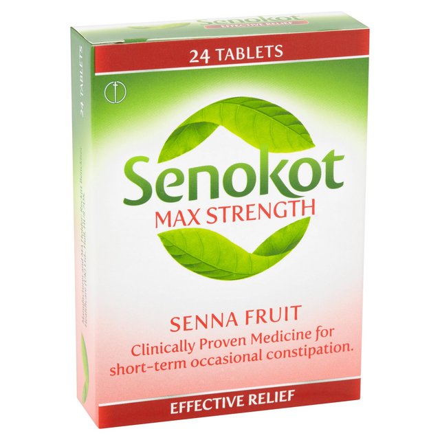 Senokot max strength tablets 24