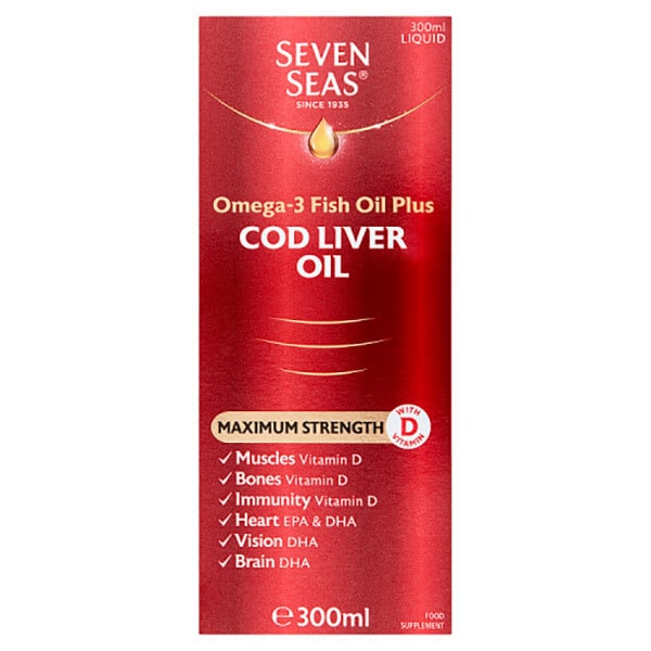 Seven Seas Cod Liver Oil Plus Maximum Strength Liquid 150ml