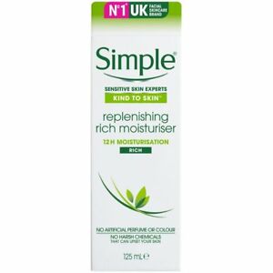 Simple replenishing rich moisturiser 125ml