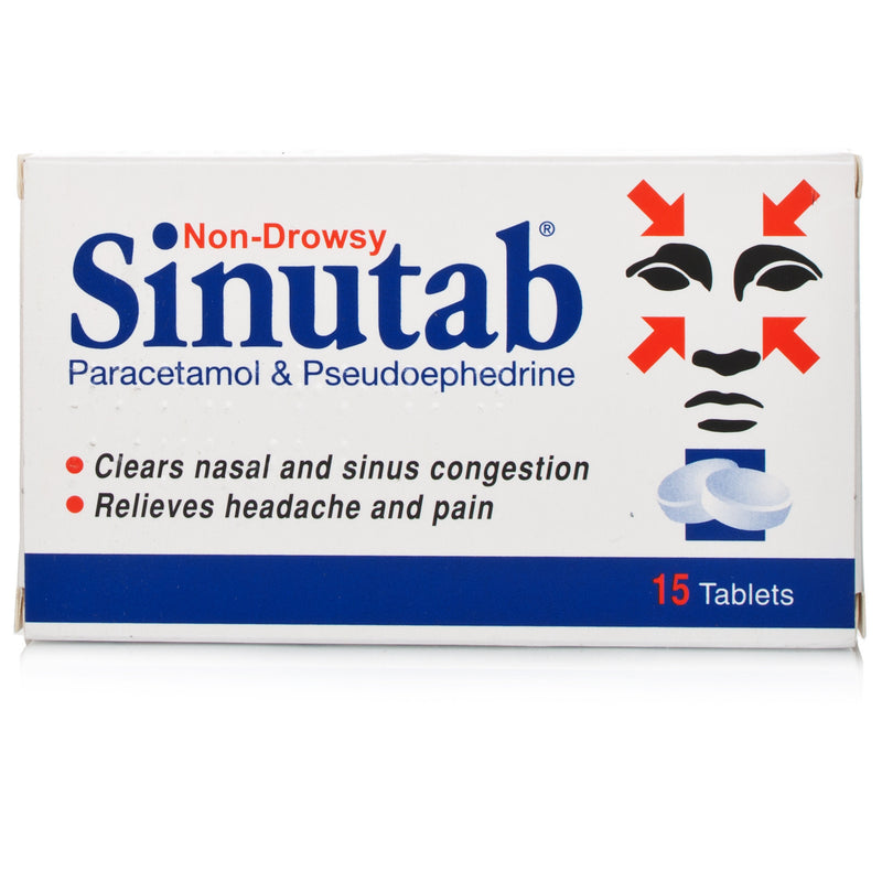 Sinutab Non-Drowsy Tablets 15