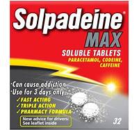 Solpadeine max soluble tablets 500-12.8-30mg (32)