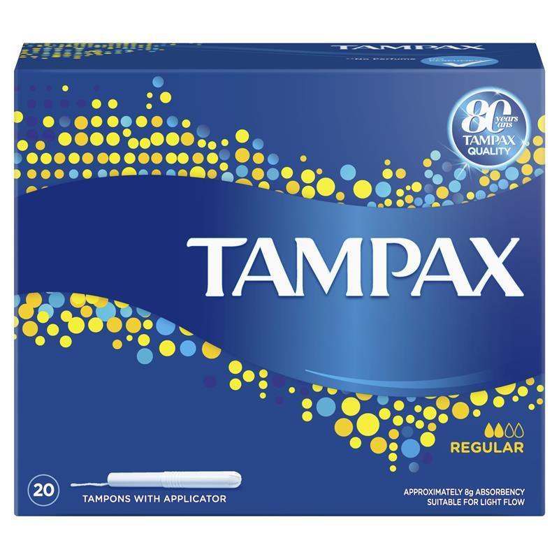 Tampax regular tampons 20