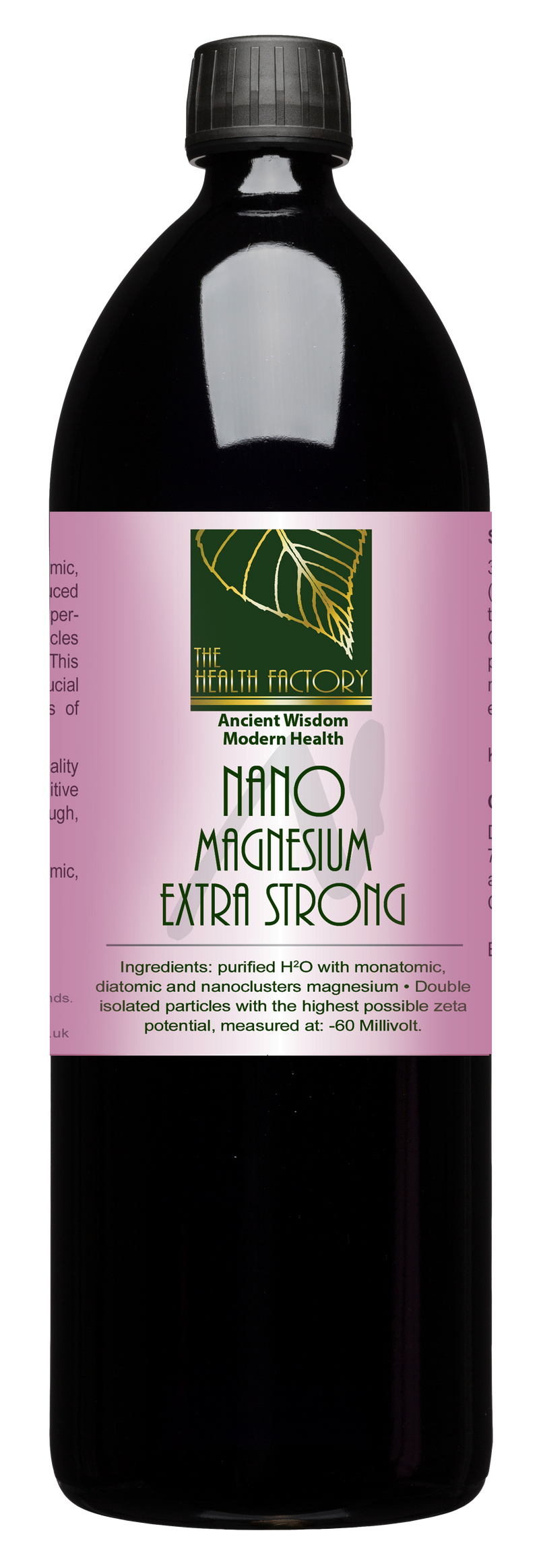The Health Factory Nano Magnesium Extra Strong 1L