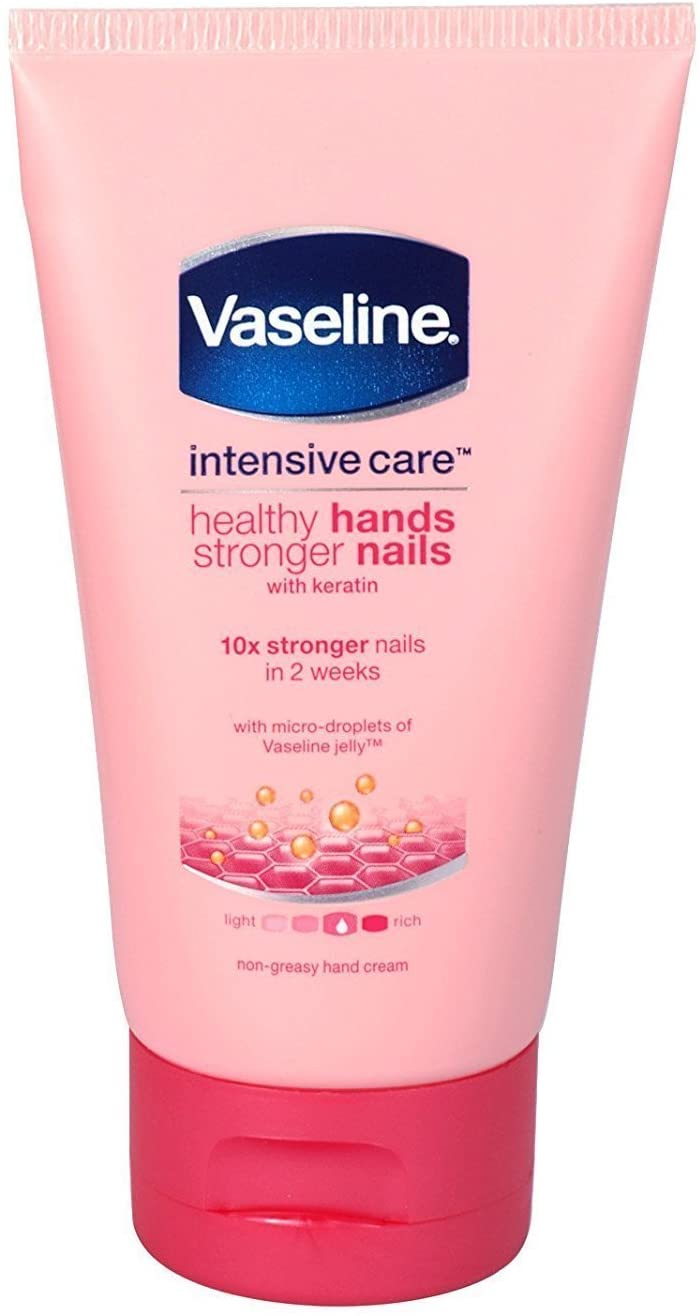Vaseline healthy hands stronger nails hand cream 75ml