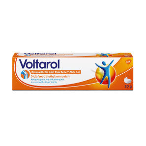 Voltarol osteoarthritis joint pain relief 1.16% gel 30g