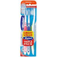 Wisdom toothbrush medium triple pack