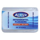 Beauty formulas active oral care interdental flossers 50 sticks
