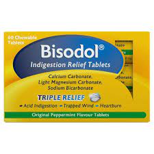 Bisodol indigestion tablets 60