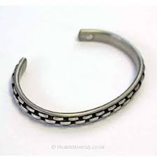 Fortuna Magnetic Copper Bracelet (silver colour)