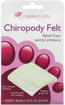 Carnation chiropody felt x 1 sheet