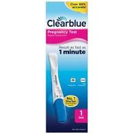 Clear blue pregnancy test rapid detection test 1