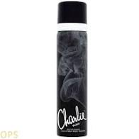 Charlie body fragrance spray black 75ml