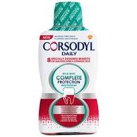 Corsodyl daily mouthwash fresh mint 500ml