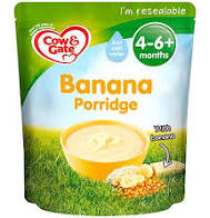 Cow &  Gate Banana porridge 125g