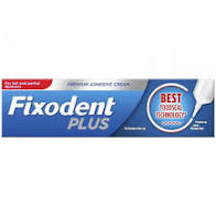 Fixodent plus best food seal technology adhesive cream 40g