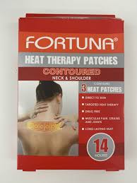 Fortuna heat therapy patches contoured x 3 patches