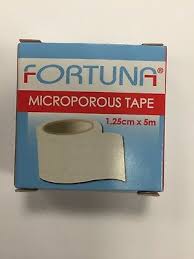 Fortuna zinc oxide tape 1.25cm x 5m