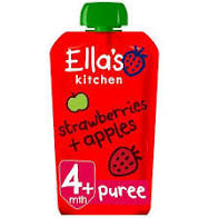 Ella's kitchen strawberries and apples 120g