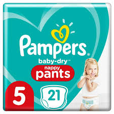 Pampers Nappy Pants Size 5 (21 pack)