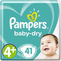 Pampers Baby Dry Carry Pack size 4+ (41 pack)