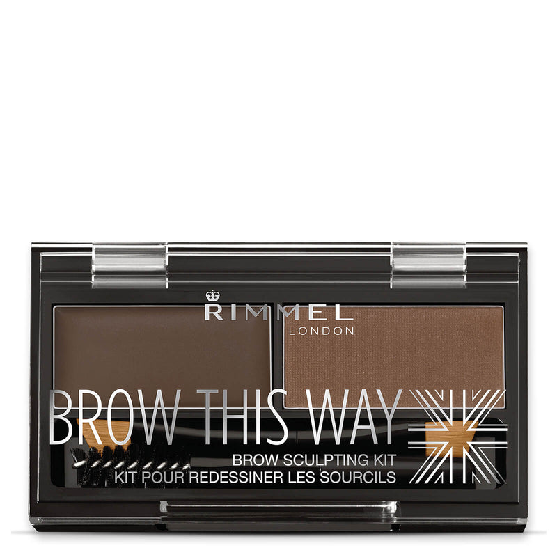 Rimmel brow this way brow sculpting kit dark brown 003