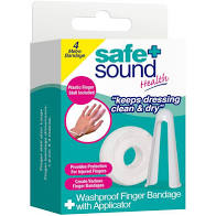 Safe + Sound finger bandage with applicator (4 metre bandage)