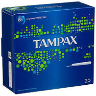 Tampax super tampons 20